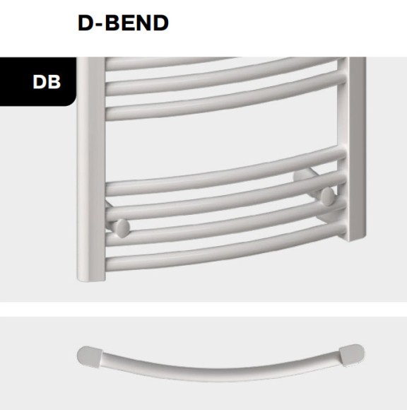 Электрический полотенцесушитель RIFAR D-BEND DB-W цвет Белый (выбор размера)