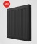 Радиатор стальной панельный Royal Thermo Compact C22 - Черный Noir Sable 600 мм (боковое подключение)