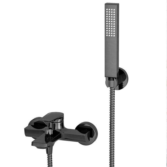 Wasserkraft Wiese 8401 Смеситель для ванны с коротким изливом (оружейная сталь)