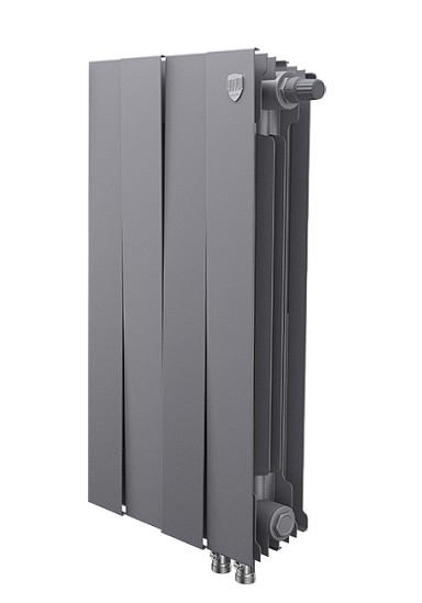 Биметаллический радиатор Royal Thermo PianoForte 500 4 сек. VDR80 нижнее правое 80 мм подключение (Silver Satin)* Биметаллический радиатор Royal Thermo PianoForte 500 4 сек. VDR80 нижнее правое 80 мм подключение (Silver Satin)*