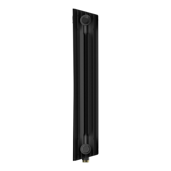 Биметаллический радиатор Royal Thermo PianoForte 500 8 сек. VR80 нижнее 80 мм подключение (Noir Sable)
