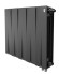 Биметаллический радиатор Royal Thermo PianoForte 500 10 сек. VR80 нижнее 80 мм подключение (Noir Sable)