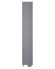 Вертикальный дизайн радиатор Royal Thermo Flat 300х1800 мм - серый Silver Satin (нижнее подключение)