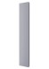 Вертикальный дизайн радиатор Royal Thermo Flat 300х1800 мм - серый Silver Satin (нижнее подключение)