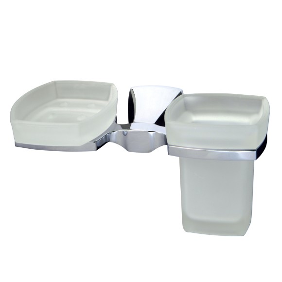 Wasserkraft Wern K-2526 Держатель стакана и мыльницы (хром)