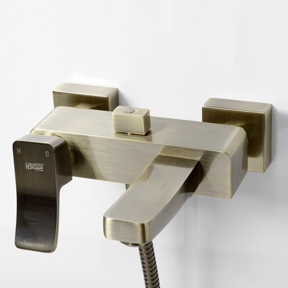 Wasserkraft Exter 1601 Смеситель для ванны с коротким изливом (светлая бронза)