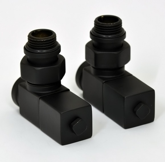 Комплект угловой "All In One" Royal Thermo 1/2 с ручной регулировкой CUBE (цвет черный) Комплект угловой "All In One" Royal Thermo 1/2 с ручной регулировкой CUBE (цвет черный)