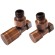 Комплект угловой SCHLESSER Elegant 1/2" с ручной регулировкой (выбор цвета и варианта подключения)