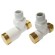 Комплект угловой SCHLESSER Elegant 1/2" с ручной регулировкой (выбор цвета и варианта подключения)