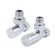 Комплект угловой SCHLESSER Elegant 1/2" с ручной регулировкой (выбор цвета и варианта подключения)