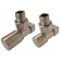 Комплект угловой SCHLESSER Elegant 1/2" с ручной регулировкой (выбор цвета и варианта подключения)