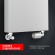 Вертикальный дизайн радиатор Royal Thermo Flat 400х1800 мм - белый Bianсo Traffiсo (нижнее подключение)