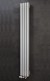 Радиатор стальной трубчатый LOTEN GREY V 1250 4 сек. (НП центр., RAL9016)