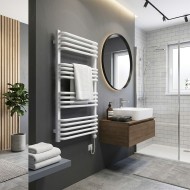 TERMA ALEX 600x760 мм (белый) электрический полотенцесушитель