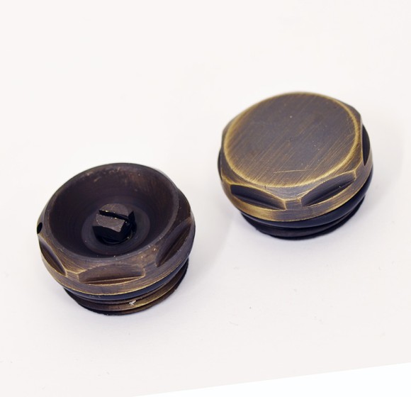 Кран Маевского 1/2" HeatWave (бронза темная) Кран Маевского 1/2" HeatWave (бронза темная)