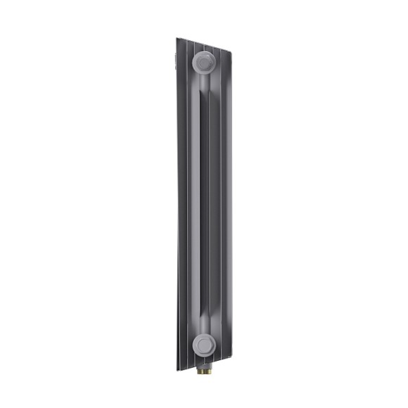 Биметаллический радиатор Royal Thermo PianoForte 500 8 сек. VR80 нижнее 80 мм подключение (Silver Satin)