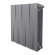Биметаллический радиатор Royal Thermo PianoForte 500 8 сек. VR80 нижнее 80 мм подключение (Silver Satin)