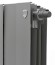 Биметаллический радиатор Royal Thermo PianoForte 500 10 сек. VR80 нижнее 80 мм подключение (Silver Satin)