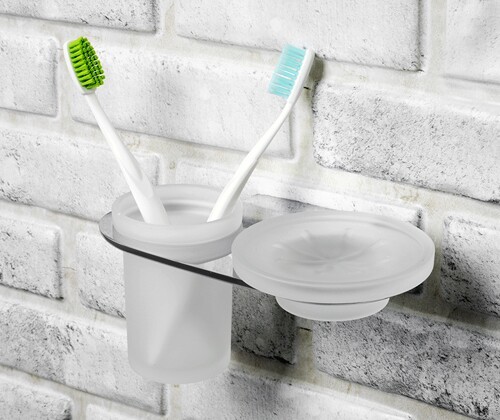 Wasserkraft Kammel K-8326 Держатель стакана и мыльницы (хром)