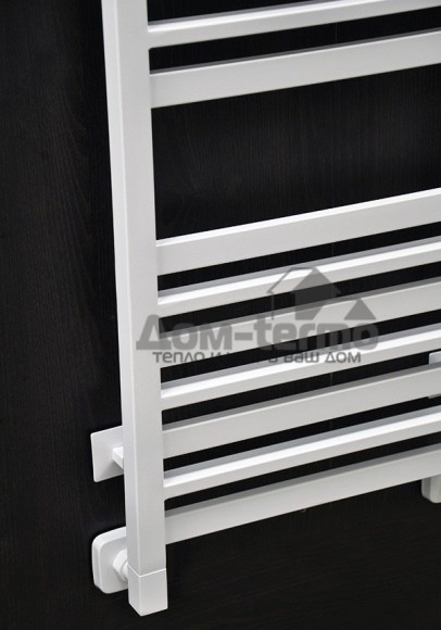 Приоритет PRIOFORM FOCUS 530x800 (белый) водяной полотенцесушитель из нержавеющей стали
