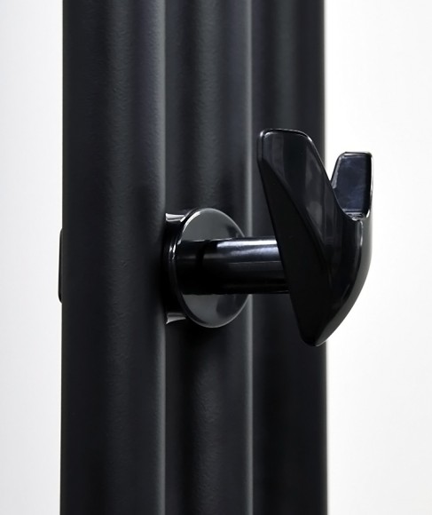 Крючок TERMA HANDY VIP черный глянец RAL 9005 (1 шт.)