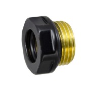 Резьбовое соединение SCHLOSSER 15х1/2 черный oring (арт.603000068)*