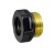 Резьбовое соединение SCHLOSSER 15х1/2 черный oring (арт.603000068)*