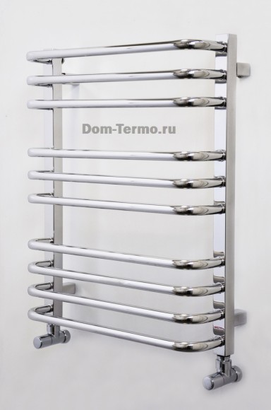 Dom-Termo.ru, Полотенцесушитель Грота (Grota) Forte 480х600 мм фото, вентили LUXON для подключения водяного полотенцесушителя