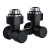 Узел нижнего подключения Royal Thermo Design 1/2"-3/4" Черный (угловой)
