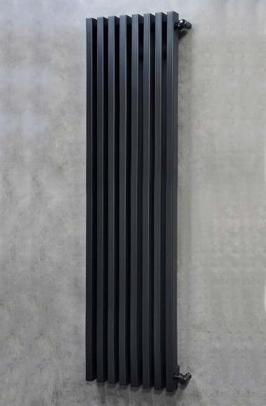 Радиатор стальной трубчатый Steel Hot (30-60) V 2000 - 10 сек. (БП, RAL 9005 мат.) 