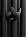 Крючок TERMA HANDY VIP черный матовый RAL 9005 (1 шт.)* Крючок TERMA HANDY VIP черный матовый RAL 9005 (1 шт.)*