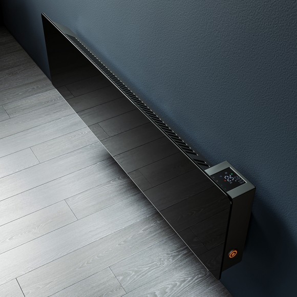 Электрический дизайн конвектор SAVVA серия DRH Max Electro 70х500 Glass (стекло)