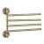 Держатель для полотенец поворотный (4-ой) Savol S-06604C (цвет бронза)