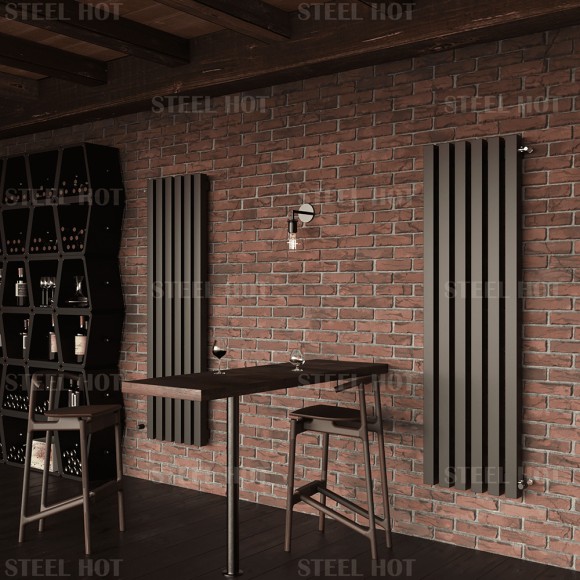 Радиатор стальной трубчатый Steel Hot V 1750 (60-60) боковое и нижнее подключение