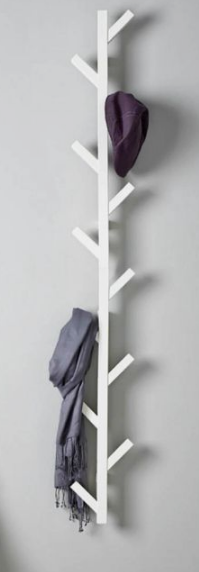 Art Of Space TREE TESLA CUBE электрический полотенцесушитель из черной стали (белый матовый, 180х1500) с "сухим" ТЭНом