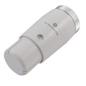  Головка термостатическая SCHLOSSER MINI Diamant M30x1,5 Белый арт. (601100033)