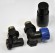 Комплект трехосевой правый черный SCHLOSSER DN15 GZ1/2 x GW1/2 с головкой Мини M30x1,5