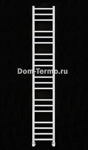 Узкие полотенцесушители водяные и электрические 300 мм, GROTA Estro 300-1800 мм, полотенцесушители Грота водяные и электрические, дизайнерские белые полотенцесушители из нержавеющей стали, белые полотенцесушители водяные лесенка с полкой, стиль хай тек (H