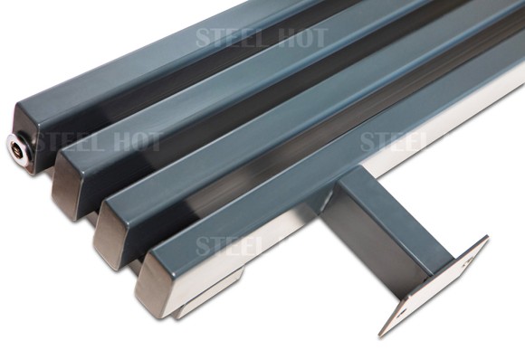 Напольный стальной трубчатый радиатор Steel Hot N 1500 (30-60) боковое и нижнее подключение Напольный стальной трубчатый радиатор Steel Hot N 1500 (30-60) боковое и нижнее подключение