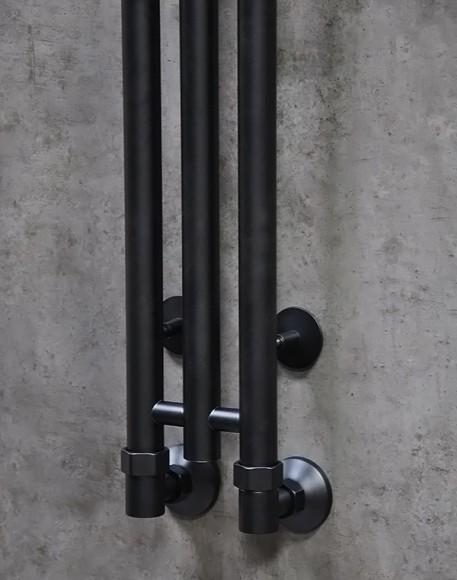 Приоритет PRIOFORM Mini 2 140x1200 (черный) водяной полотенцесушитель из нержавеющей стали Приоритет PRIOFORM Mini 2 140x1200 (черный) водяной полотенцесушитель из нержавеющей стали