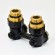 Узел нижнего подключения радиатора Royal Thermo 1/2"-3/4" Черный (угловой) Узел нижнего подключения радиатора Royal Thermo 1/2"-3/4" Черный (угловой)