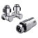 Комплект угловой для нижнего подключения Royal Thermo Design 1/2"-3/4" Хром (выбор термостата)