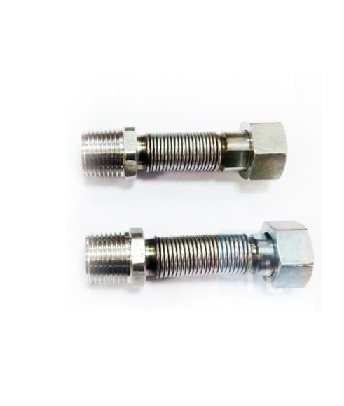 ITERMIC Мини гофра из нержавеющей стали 1/2 растягивающаяся с 7 см до 14 см (комплект - 2 шт)