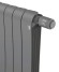 Биметаллический радиатор Royal Thermo Infinity 500 12 сек. VR80 нижнее 80 мм подключение (Silver Satin)
