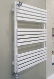 TERMA QUADRUS SLIM 450x870 мм (белый) электрический полотенцесушитель