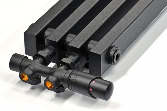 Стальной трубчатый радиатор KZTO Quadrum NEO 50 V-1750 4 сек НП (белый муар RAL 9016)