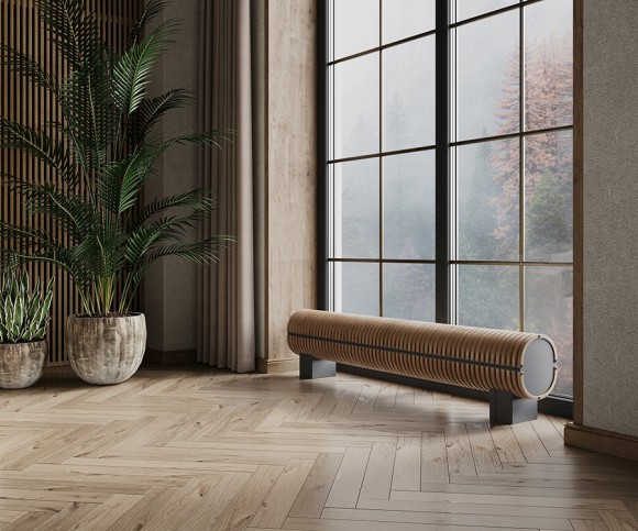 Напольный конвектор SAVVA серия Timber KN 220х340 (дуб бесцветный лак) нижнее 50 мм подключение Напольный конвектор SAVVA серия Timber KN 220х340 (дуб бесцветный лак) нижнее 50 мм подключение