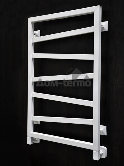 Приоритет PRIOFORM QUADRO ZIGZAG QZ1 500x835 (белый) водяной полотенцесушитель из нержавеющей стали (30х15)