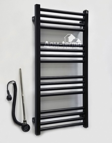 TERMA FIONA 430x900 мм (черный) электрический полотенцесушитель
