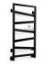 Приоритет PRIOFORM QUADRO ZIGZAG QZ5 VIP 530x835 (черный RAL 9005 TXT) водяной полотенцесушитель из нержавеющей стали (40x10)